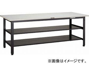 トラスコ中山/TRUSCO LEWS型作業台 900X600XH740 下棚2枚付 LEWS0960LTW(4544901)の通販は
