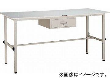 トラスコ中山/TRUSCO SAEM型高さ調整作業台 1800X900 1段引出付 W色 SAEM1809F1W(4546911)