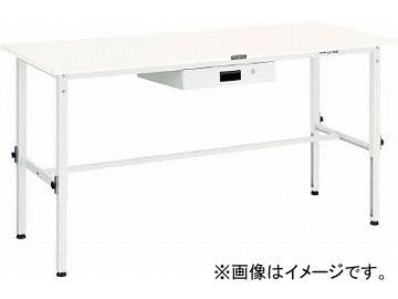 トラスコ中山/TRUSCO SAEM型高さ調整作業台 900X600 薄型1段引出付 W色 SAEM0960UDK1W(4546750)