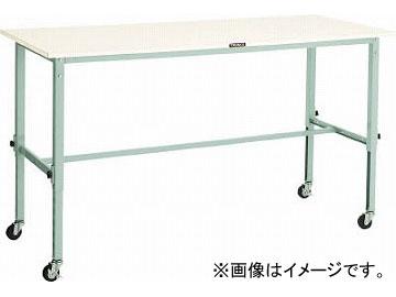 トラスコ中山/TRUSCO AEM型高さ調整作業台 900X600 75φ車輪付 W色 AEM0960C75W(4543203)