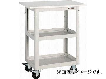 TRUSCO/トラスコ中山 ツールワゴン 750X500 浅型2引出 幕板付 ヤンググリーン NTS-720P-YG トラスコ中山 TRUSCO ツールワゴン イーグルワゴン 750X500 引出 天