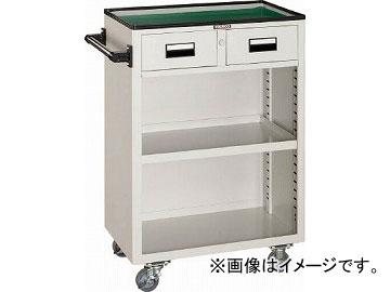 トラスコ中山/TRUSCO ツールワゴン 600X400XH880 引出・幕板付 YG NTS403NYG(4408331) JAN：4989999233698