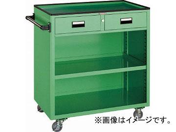 トラスコ中山/TRUSCO ツールワゴン 800X500XH880 引出・幕板付 YG NTS404NYG(4408357) JAN：4989999233711の通販は 48,550円