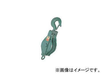 スリーエッチ/HHH 強力型滑車二車スナッチ フック型100mm 100X2S(4312091) JAN：4990077010124