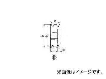 エバオン/EVERON ブッシングプーリー SPA 140mm 溝数3 SPA1403(3805417) JAN：4571314378124