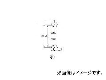 エバオン/EVERON ブッシングプーリー SPA 125mm 溝数2 SPA1252(3805344) JAN：4571314378056