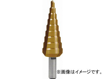 RUKO 3枚刃スパイラルステップドリル 20mm チタン 101-351T(4863755) JAN：4007140143334