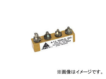 ATI カウンターシンクインテグラルパイロット3フルートセット ATI420D-4PC(4902912) JAN：4547230041695の通販は