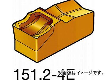 サンドビック T-Max Q-カット 突切り・溝入れチップ 3020 N151.2-500-4E_3020(6109764) 入数：10個