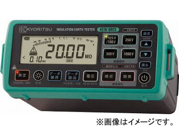 KYORITSU デジタル絶縁・接地抵抗計(メモリ機能付モデル) KEW6023(4796616) JAN：4560187064265