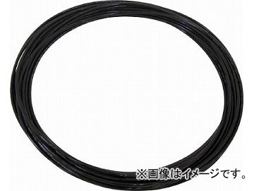 チヨダ TEタッチチューブ 6mm/100m 黒 TE-6-100BK(4855809) JAN