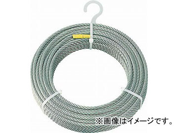 トラスコ中山 ステンレスワイヤロープ φ5mmX100m CWS-5S100(4891457) JAN：4989999336436