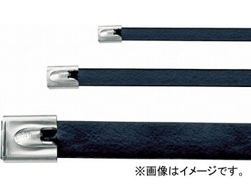 パンドウイット フルコーティングステンレススチールバンド 黒 MLTFC6S-CP316(4774957)