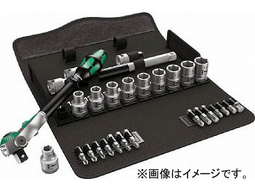 Wera 8100SC6 サイクロップラチェット「スピード」セット 1/2 4076(4838408) JAN：4013288173874