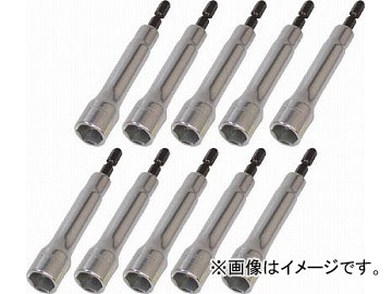 トラスコ中山 電動ドライバーソケット 強力タイプ 19mm 10個入 TEF-19H-10(4886704)の通販は