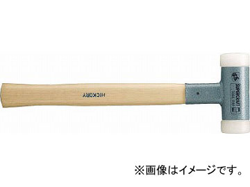 HALDER スーパークラフトハンマー ヒッコリー製ハンドル付ナイロン(白) 頭径4 3366.04(4818237)