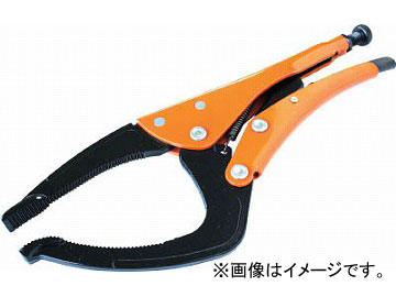 GRIP-ON グリッププライヤー(溝付先端仕様) 300mm 122-12(4864247)