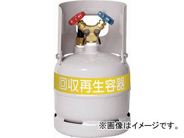 アサダ フロン回収ボンベ フロートセンサー付 無記名 6L TF090(4440048) JAN：4991756157727
