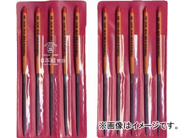 ツボサン 組ヤスリ 10本組 角 荒目 KA010-01(4930703) JAN:4518007410174の通販は