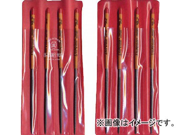 ツボサン 組ヤスリ 8本組 丸 荒目 MA008-01(4930967) JAN：4518007390131