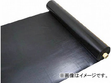 ワニ印 塩ビ養生シート 黒 厚み0.3MM 1M×30M 3081(4851561) JAN：4560260215621
