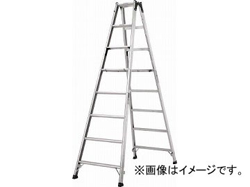 アルインコ 幅広踏ざん(55mm)長尺専用脚立PRS-W PRS240W(4750578) JAN：4969182238761