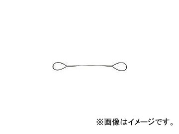 トラスコ中山 玉掛けワイヤーロープ 段落し 18mmX4m TWD-18S4(4891937) JAN：4989999319101