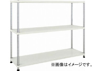 トラスコ中山 フェニックスラック 1500X450 3段 W色 PER-4543-W(4844891)