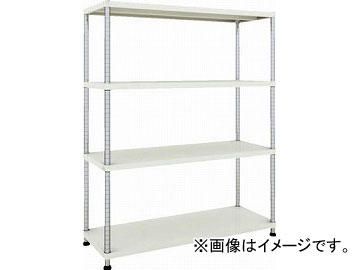 トラスコ中山 フェニックスラック 1200X450 4段 W色 PER-5444-W(4845072)