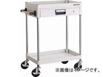 購入前にコメント下さい‼️ トラスコ中山 フェニックスワゴン 600X400 薄型1段引出付 YG色 PEW