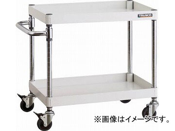 トラスコ中山 フェニックスワゴン 600X400XH600 2段 W色 PEW-662C-W(4882458)の通販は