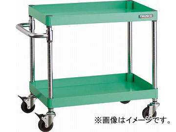 トラスコ中山 フェニックスワゴン 900X600XH600 2段 YG色 PEW-692C-YG(4882822)