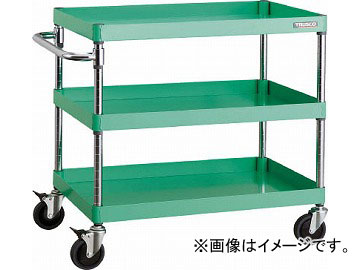 トラスコ中山 フェニックスワゴン 750X500XH740 3段 W色 PEW-773C-W(4883641)