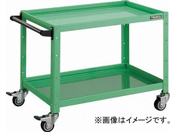 トラスコ中山 バーディワゴン 600X400XH740 ウレタン車輪 YG色 BDW-773U-YG(4749987) JAN：4989999310979