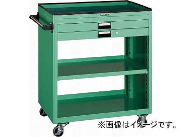 トラスコ中山 ツールワゴン 750X500 浅1深1引出付 YG NTS-720-YG(4846851)