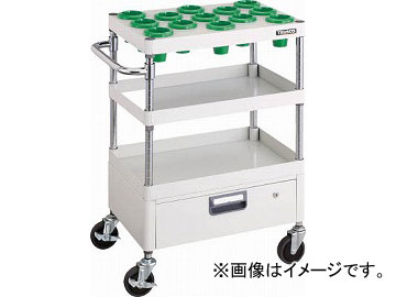 トラスコ中山 フェニックスワゴン 600X400 1段引出付 BT-50 YG色 PEW-TL962AV-YG(4885635)