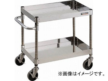 トラスコ中山 304クリーンフェニックス 600X400 2段 SUS金具 CPE3-662SC(4880901)