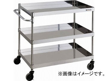 トラスコ中山 430クリーンフェニックス ラック型 600X400 3段 CPE4-963(4881460)の通販は