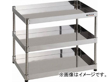 トラスコ中山 430クリーンフェニックス ラック型 900X600 3段 CPE4-R793(4881591)