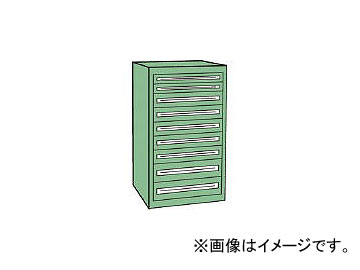 トラスコ中山 VE13S型キャビネット 1300X550XH1200 引出9段 VE13S-1202(4790081)
