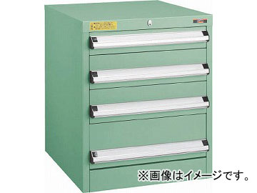 トラスコ中山 VE5S型キャビネット 500X550XH600 引出4段 VE5S-602(4790359)