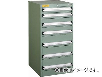 トラスコ中山 VE5S型キャビネット 500X550XH1000 引出9段 VE5S-1005(4790197)