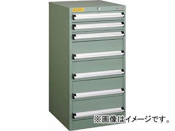 トラスコ中山 VE5S型キャビネット 500X550XH1000 引出7段 VE5S-1008(4790227)