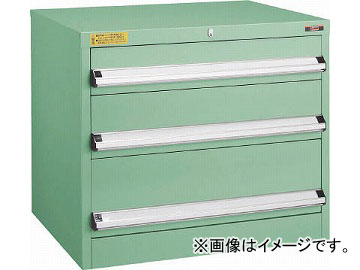 トラスコ中山 VE7S型キャビネット 700X550XH600 引出3段 VE7S-603(4791177)