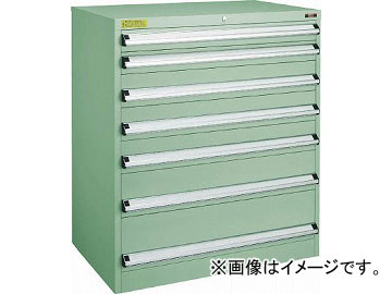 トラスコ中山 VE9S型キャビネット 880X550XH1000 引出7段 VE9S-1001(4791312)の通販は
