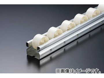 トラスコ中山 流動棚用ホイールコンベヤ 樹脂製φ36 P40XL2000 V-3620UP-40-2000(4612213) JAN：4989999662795 6,181円