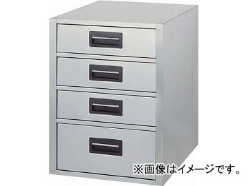 アズマ ユニット式縦型引出し4つキャビネット 450×560×590 ACVO-450H(4551800) JAN：4560155873431