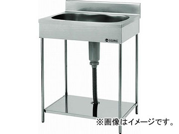 アズマ ポ-タブル一槽シンク 600×460×750 EKP1-600(4551826) JAN：4560155876845の通販は