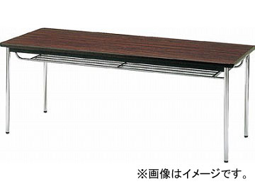 トラスコ中山 会議用テーブル 1800X450XH700 丸脚 ローズ TDS-1845T_RO(4646509) JAN：4989999766899
