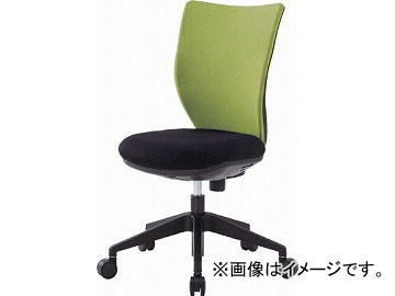 アイリスチトセ 回転椅子3DA ライムグリーン 肘なし 3DA-45M0-LGN(4743890) JAN：4905865994814の通販は 61,448円